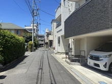 【東京都/大田区多摩川】大田区多摩川2丁目　中古戸建て 前面道路