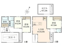 【東京都/大田区東雪谷】大田区東雪谷1丁目中古戸建 間取り図