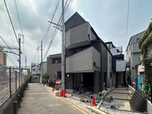 【東京都/大田区西蒲田】大田区西蒲田4丁目　新築戸建B号棟 建築中の外観