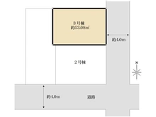【東京都/大田区多摩川】多摩川1丁目新築戸建3号棟 区画図