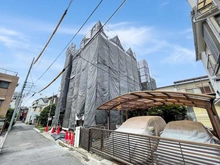 【東京都/大田区東蒲田】大田区東蒲田2丁目20番 新築戸建 建築中の外観