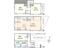 【東京都/大田区西蒲田】大田区西蒲田4丁目　新築戸建B号棟 間取り図