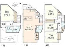 【東京都/大田区萩中】大田区萩中1丁目新築戸建　EXCEL HOME 間取り図