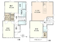 【東京都/大田区中央】大田区中央6丁目中古戸建 間取り図