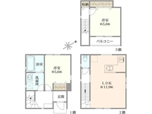 【東京都/大田区中央】中央2丁目新築住宅全1棟 間取り図