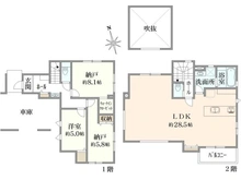【東京都/大田区西六郷】大田区西六郷1丁目新築分譲住宅全4棟 1号棟 間取り図