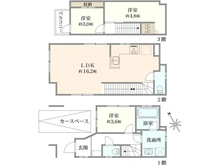 【東京都/大田区西蒲田】大田区西蒲田5丁目新築戸建　A号棟 間取り図
