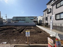 【東京都/大田区久が原】大田区久が原3丁目新築戸建 A号棟 現地（建築前）：全4棟　正面