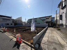 【東京都/大田区久が原】大田区久が原3丁目新築戸建 A号棟 現地（建築前）：全4棟　正面