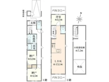 【東京都/大田区南久が原】大田区南久が原2丁目新築戸建 間取り図