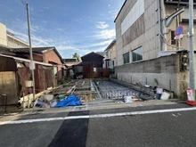 【東京都/大田区大森南】大田区大森南4丁目新築戸建B号棟 建築中の外観：全2棟、右側