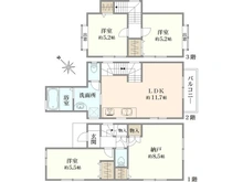【神奈川県/横浜市西区西戸部町】横浜市西区西戸部町　中古戸建 間取り図
