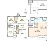 【東京都/大田区久が原】大田区久が原3丁目新築戸建 間取り図