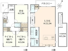 【東京都/大田区南千束】大田区南千束3丁目新築戸建 間取り図