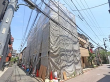 【東京都/大田区大森東】大田区大森東2丁目新築戸建B号棟 建築中の外観