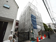 【東京都/葛飾区宝町】葛飾区宝町2丁目　新築戸建 建築中の外観