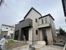 【千葉県/市川市中国分】市川市中国分3丁目新築戸建 建築中の外観