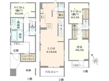 【千葉県/市川市新田】市川市新田2丁目　No.1 間取り図
