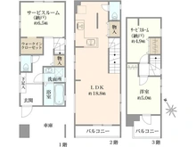【千葉県/市川市新田】市川市新田2丁目　No.6 間取り図