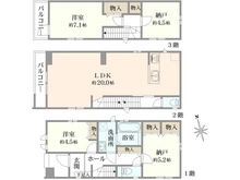 【東京都/江戸川区北小岩】江戸川区北小岩3丁目　新築戸建　B号棟 間取り図
