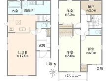 【東京都/葛飾区柴又】葛飾区柴又7丁目　新築戸建1号棟 間取り図