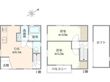 【東京都/江戸川区東小岩】江戸川区東小岩5丁目　中古戸建 間取り図