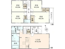 【東京都/江戸川区大杉】江戸川区大杉2丁目　新築戸建1号棟 間取り図