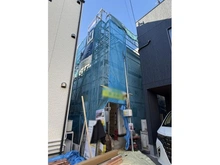 【東京都/江戸川区東小岩】江戸川区東小岩5丁目　新築戸建 建築中の外観