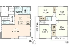 【東京都/葛飾区堀切】葛飾区堀切4丁目　A号棟 間取り図