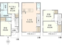 【東京都/葛飾区新宿】葛飾区新宿1丁目　2号棟 間取り図