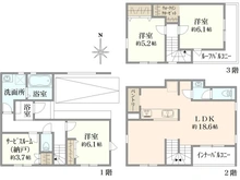 【東京都/葛飾区新宿】葛飾区新宿1丁目　3号棟 間取り図