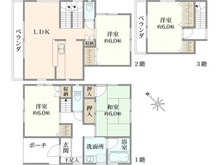 【東京都/葛飾区東新小岩】葛飾区東新小岩2丁目 中古一戸建て 間取り図