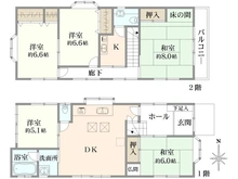 【東京都/足立区梅田】足立区梅田4丁目中古戸建 間取り図
