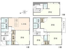 【東京都/葛飾区新小岩】葛飾区新小岩2丁目中古戸建 間取り図