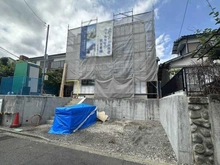 【東京都/多摩市桜ヶ丘】多摩市桜ヶ丘2丁目新築戸建 建築中の外観
