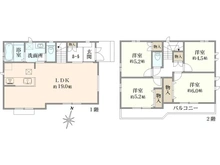 【東京都/府中市日新町】府中市日新町5丁目G号棟 間取り図
