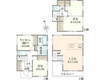 【東京都/府中市白糸台】白糸台1期2号棟 間取り図