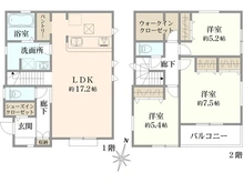 【東京都/日野市大字上田】日野市上田 3号棟 間取り図