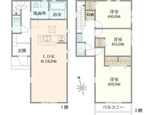 【東京都/三鷹市大沢】三鷹大沢1丁目 1号棟 間取り図