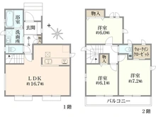 【東京都/府中市住吉町】府中市住吉町3丁目 C号棟 間取り図