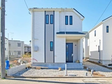 【東京都/府中市住吉町】府中市住吉町3丁目 F号棟 建築中の外観：全7棟・写真中央