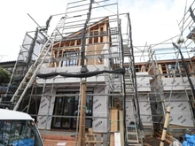 【東京都/調布市八雲台】調布市八雲台1期 1号棟 建築中の外観