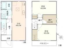 【東京都/調布市深大寺東町】調布市深大寺東町6丁目新築戸建 間取り図
