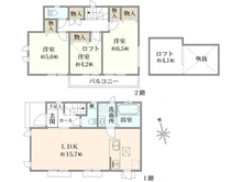 【東京都/府中市西原町】府中市西原町4丁目 B号棟 間取り図