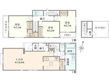 【東京都/八王子市北野町】八王子市北野町新築戸建て(2号棟) 間取り図