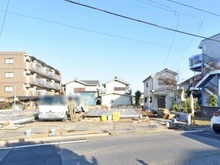 【東京都/八王子市北野町】八王子市北野町新築戸建て(4号棟) 建築中の外観：全5棟・写真中央手前