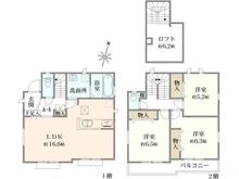 【東京都/府中市浅間町】浅間町4丁目　A号棟 間取り図
