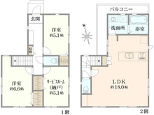 【東京都/府中市新町】府中市新町2丁目新築戸建 間取り図