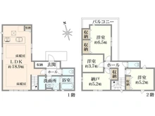 【東京都/府中市分梅町】府中市分梅町5丁目新築戸建1号棟 間取り図