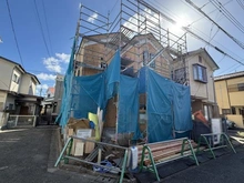 【東京都/府中市新町】府中市新町2丁目新築戸建　A号棟 建築中の外観：全1区画